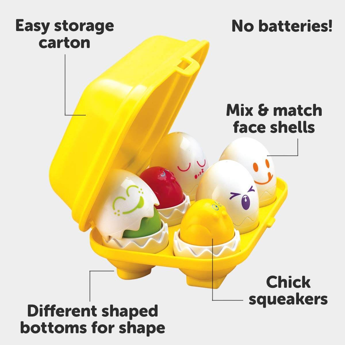 Tomy Hide and Squeak Eggs