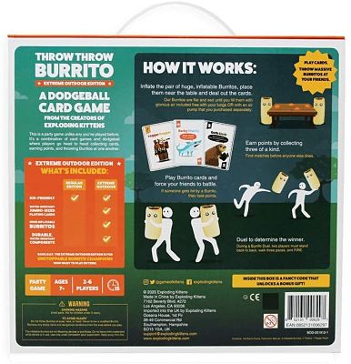 Throw Throw Burrito by Exploding Kittens: Extreme Outdoor Edition