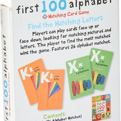 First 100 Alphabet Matching Card Game