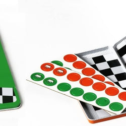 The Purple Cow Magnetic Checkers