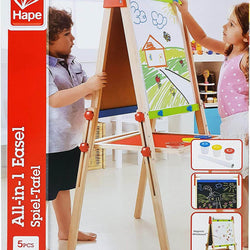 Hape All in 1 Easel Wooden Blackboard