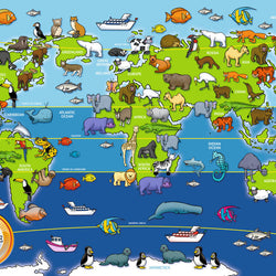 Ravensburger Animals of the World, 60pc Giant Floor Jigsaw Puzzle