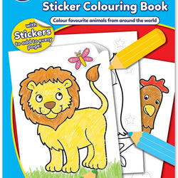 Animals Sticker Colouring Book4