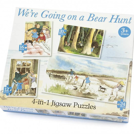 We're Going on a Bear Hunt 4 in 1 Jigsaw Puzzle Set