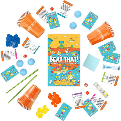 Beat That! - The Bonkers Battle of Wacky Challenges [Family Party Game for Kids & Adults]