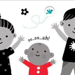 Hello! Black and White Baby Book