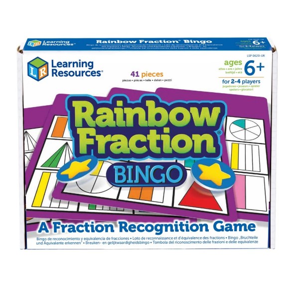 Rainbow Fraction Bingo