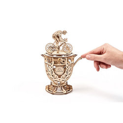 UGears Automaton Cyclist - Mechanical 3D Puzzle