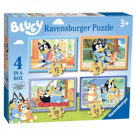 Ravensburger Bluey 4 in a box Jigsaw Puzzles