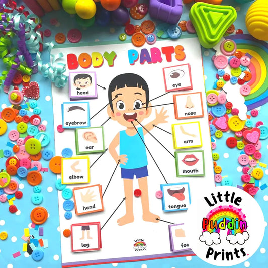 Body Parts Boy - Designed by Little Puddins