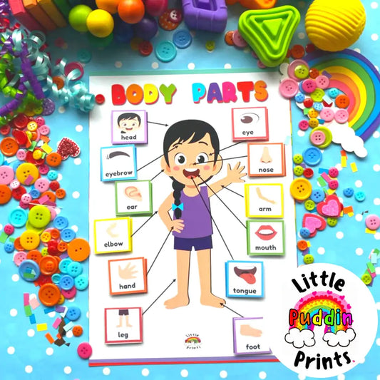 Body Parts Girl - Designed by Little Puddins