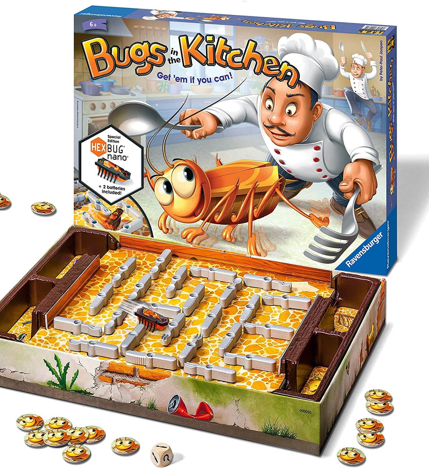 Bugs In The Kitchen - Catch the Hexbug Game