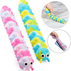 Push Pop Suction Caterpillar with Light