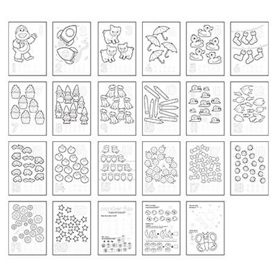1 - 20 Colouring Book Orchard Toys