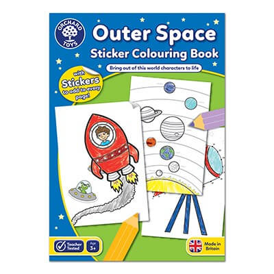 Outer Space Colouring Book Orchard Toys