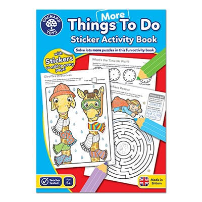 More Things To Do Colouring Book Orchard Toys