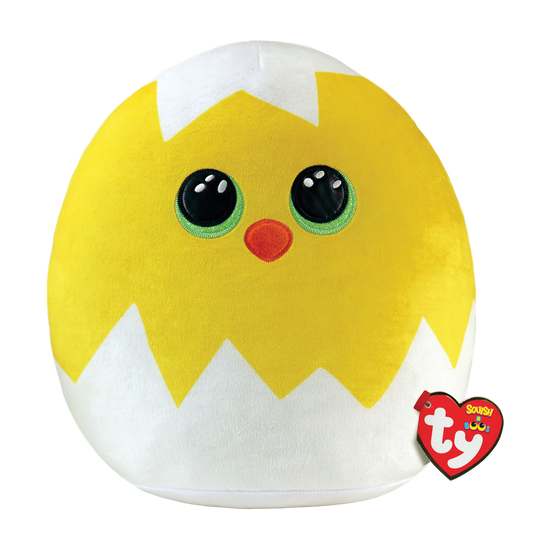 TY Hatch Easter Chick in Egg Squish a Boo Large