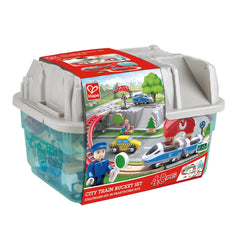 Hape City Train Bucket Set