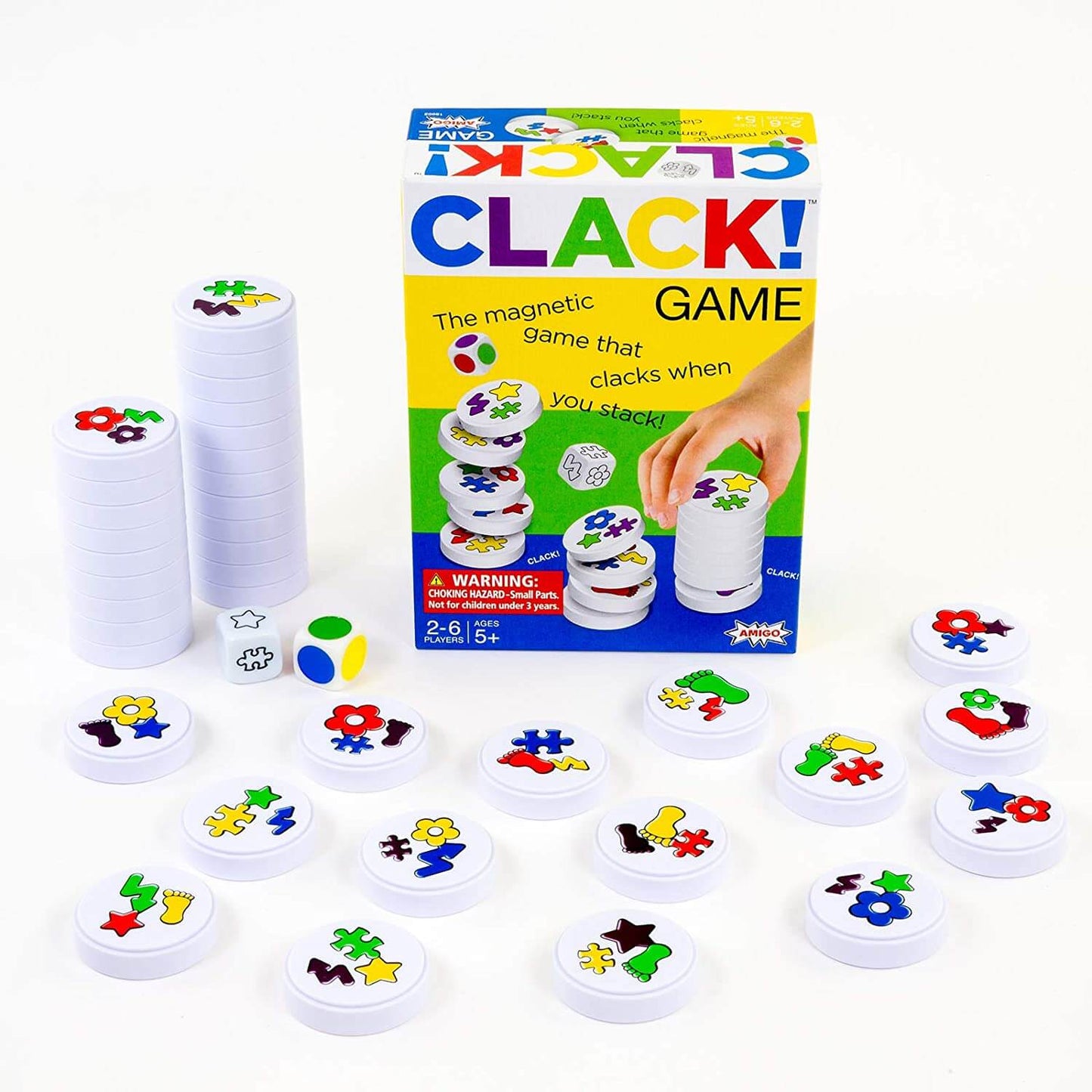 CLACK Game -Kids Magnetic Stacking Game Age 5+