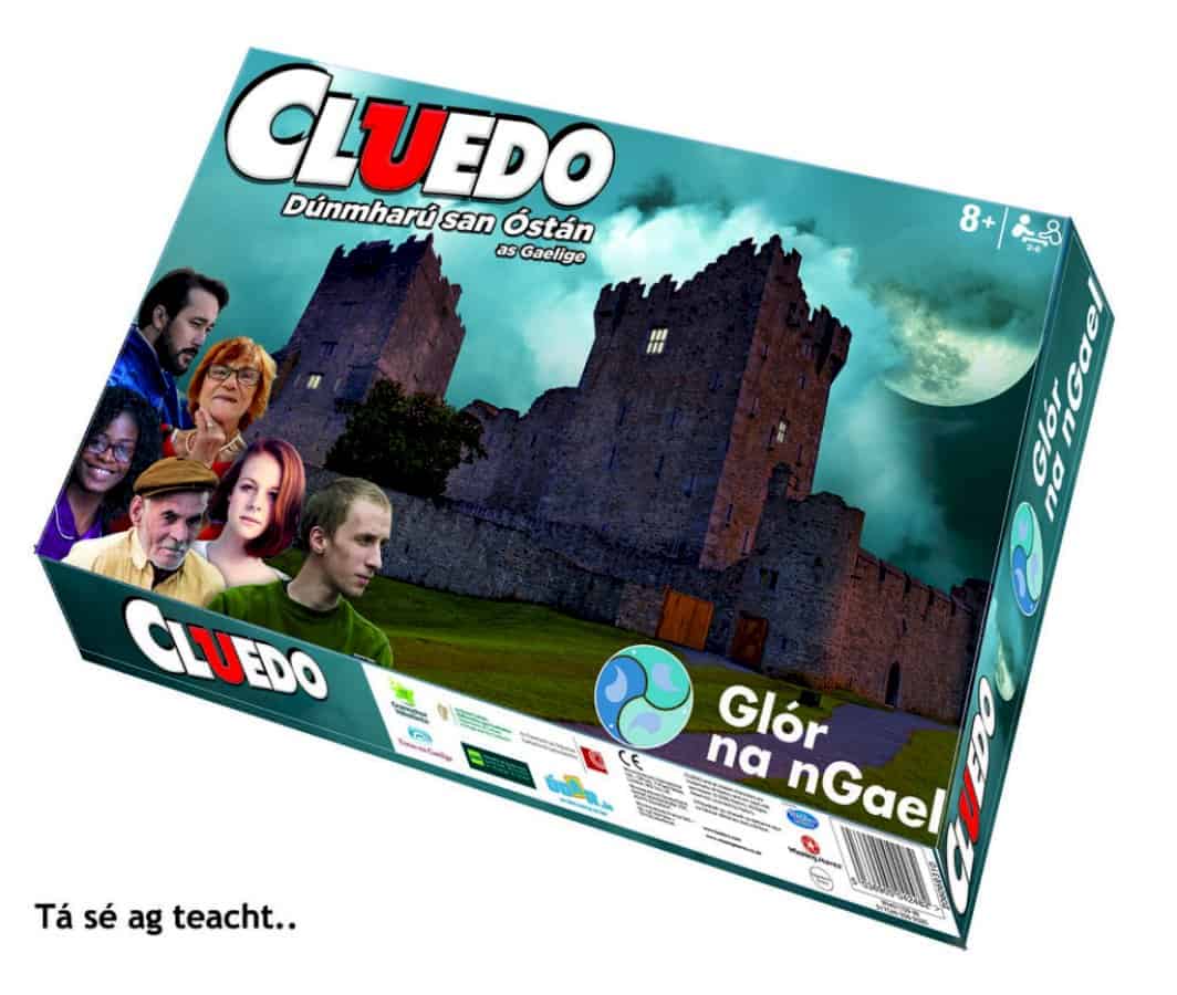 Cluedo as Gaeilge Cogs Toys & Games Ireland