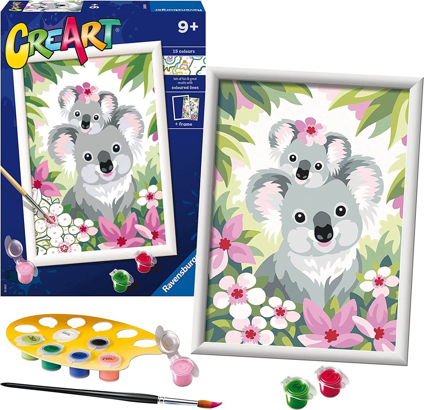 Ravensburger CreArt Koala Cuties Paint By Numbers for Children