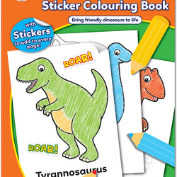Dinosaur Sticker Colouring - Orchard Toys