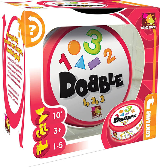 Dobble 123 (Numbers, colours, shapes)