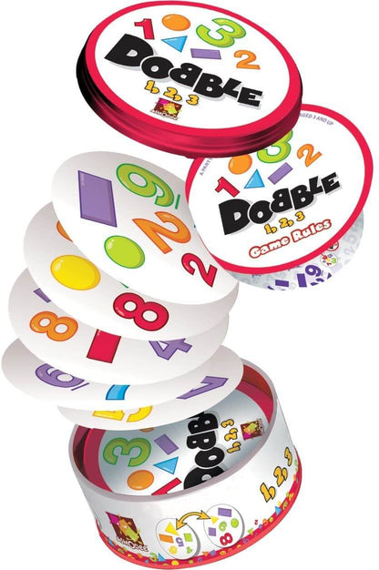 Dobble 123 (Numbers, colours, shapes)