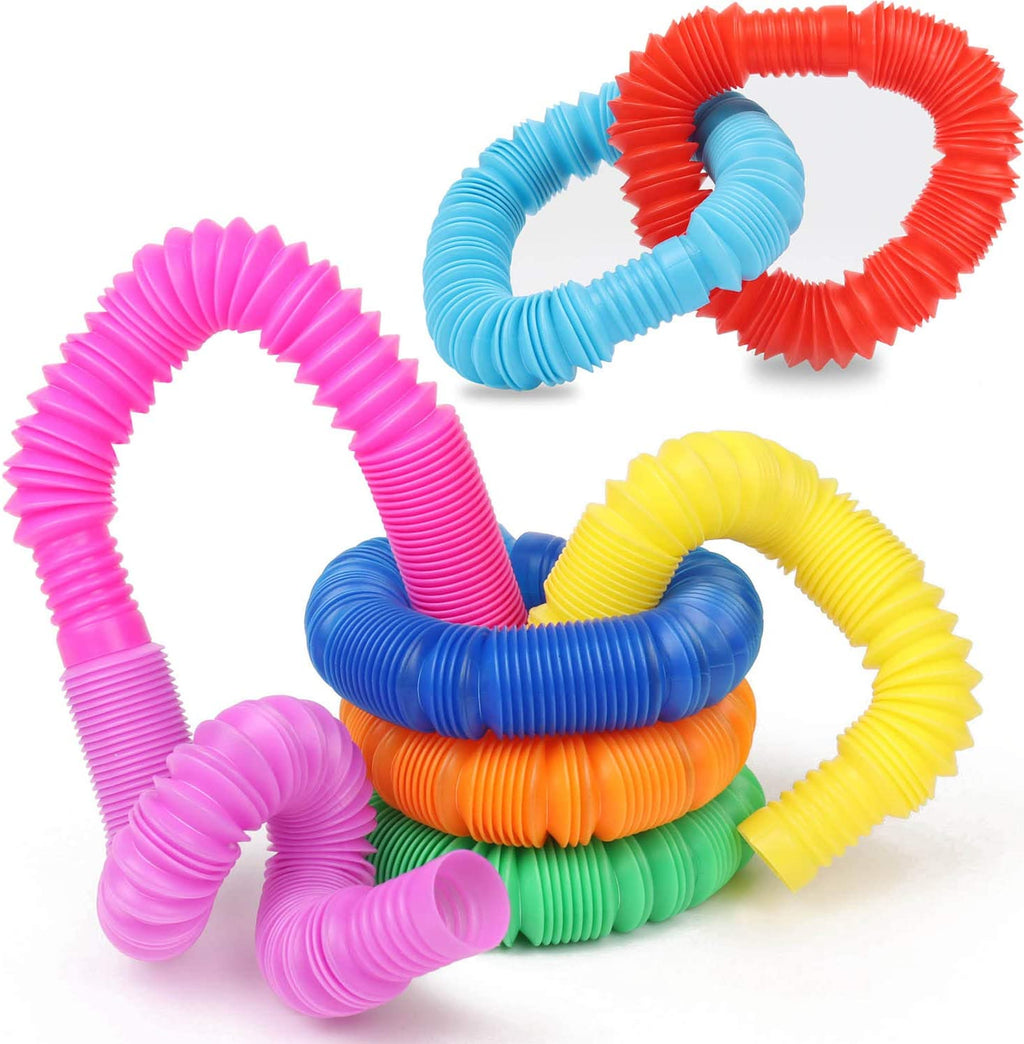Poptubes Fidgets Fidget Pop Tubes 8 Pack
