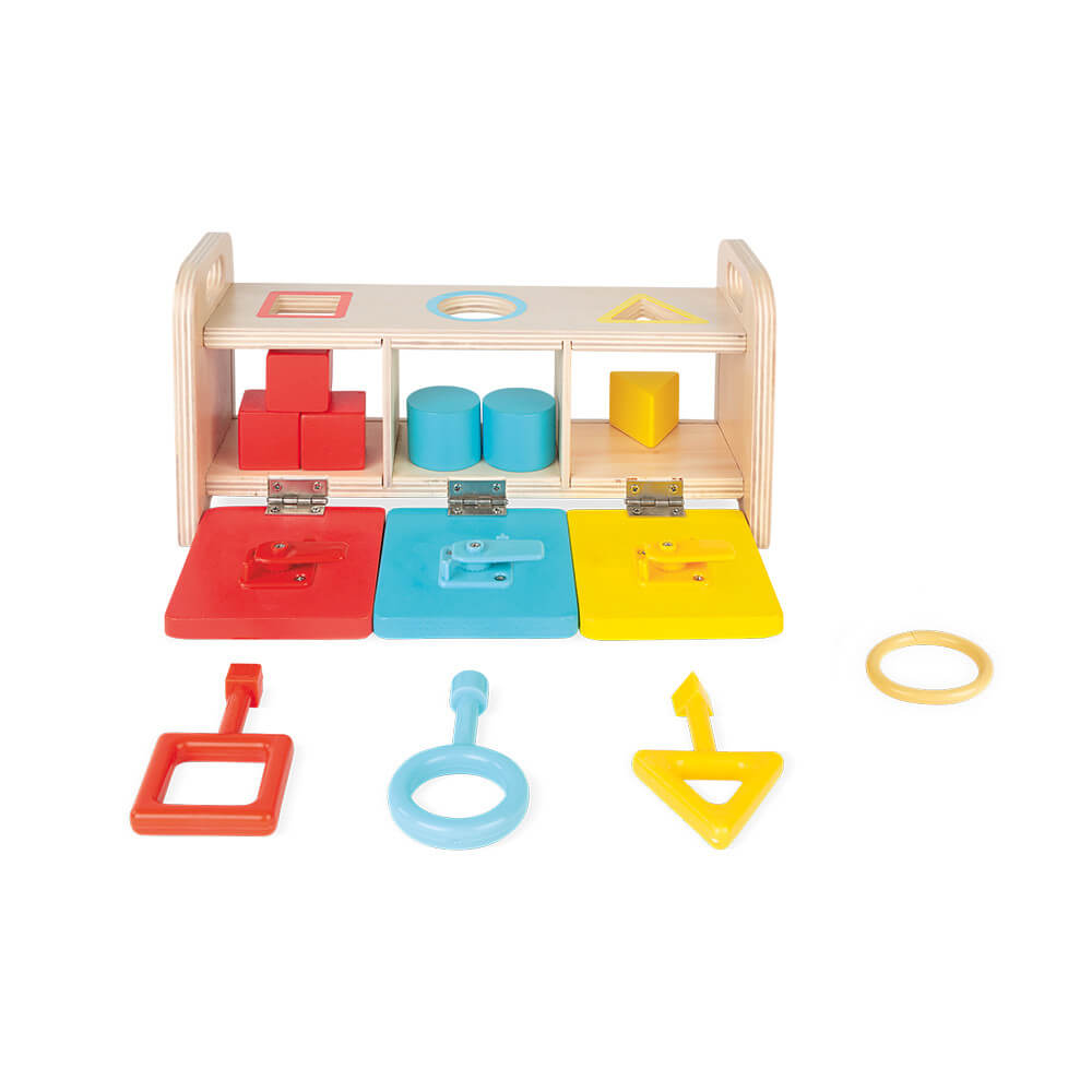 ESSENTIEL - SHAPE SORTER BOX WITH KEYS