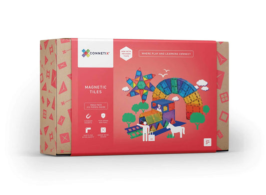 Connetix Magnetic Tiles 212 Piece Mega Pack