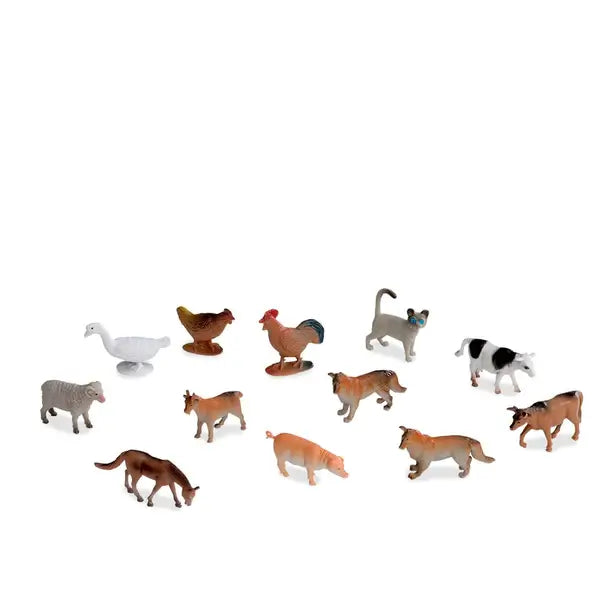 Mini farm animals 2024 toys