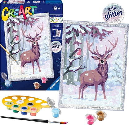 Ravensburger CreArt Festive Friends Paint By Numbers for Children