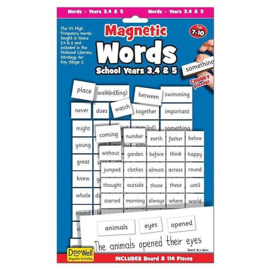 Magnetic Words - School Years 3, 4, 5