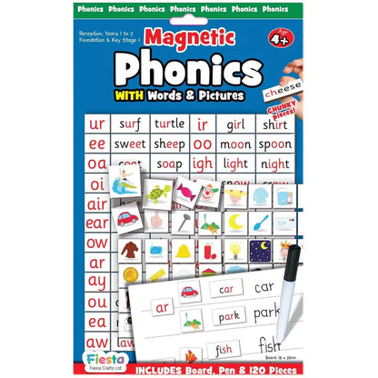 Magnetic Phonics with words and pictures