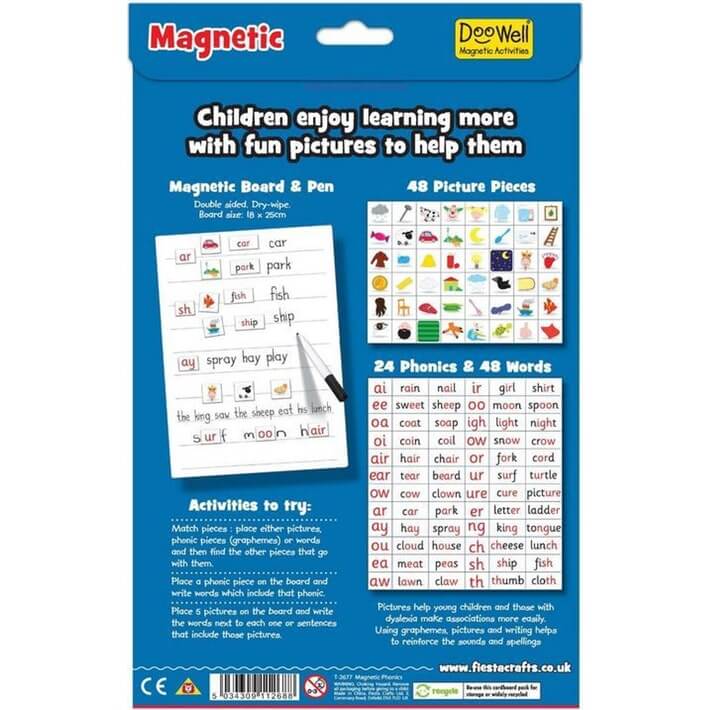 Magnetic Phonics with words and pictures