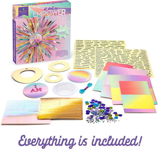  Peaceable Kingdom Sticker Crafts Make My Own Foil Art Sticker  Jewelry Kit for Kids : Toys & Games