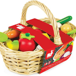 24-Piece Fruits and Vegetables Basket