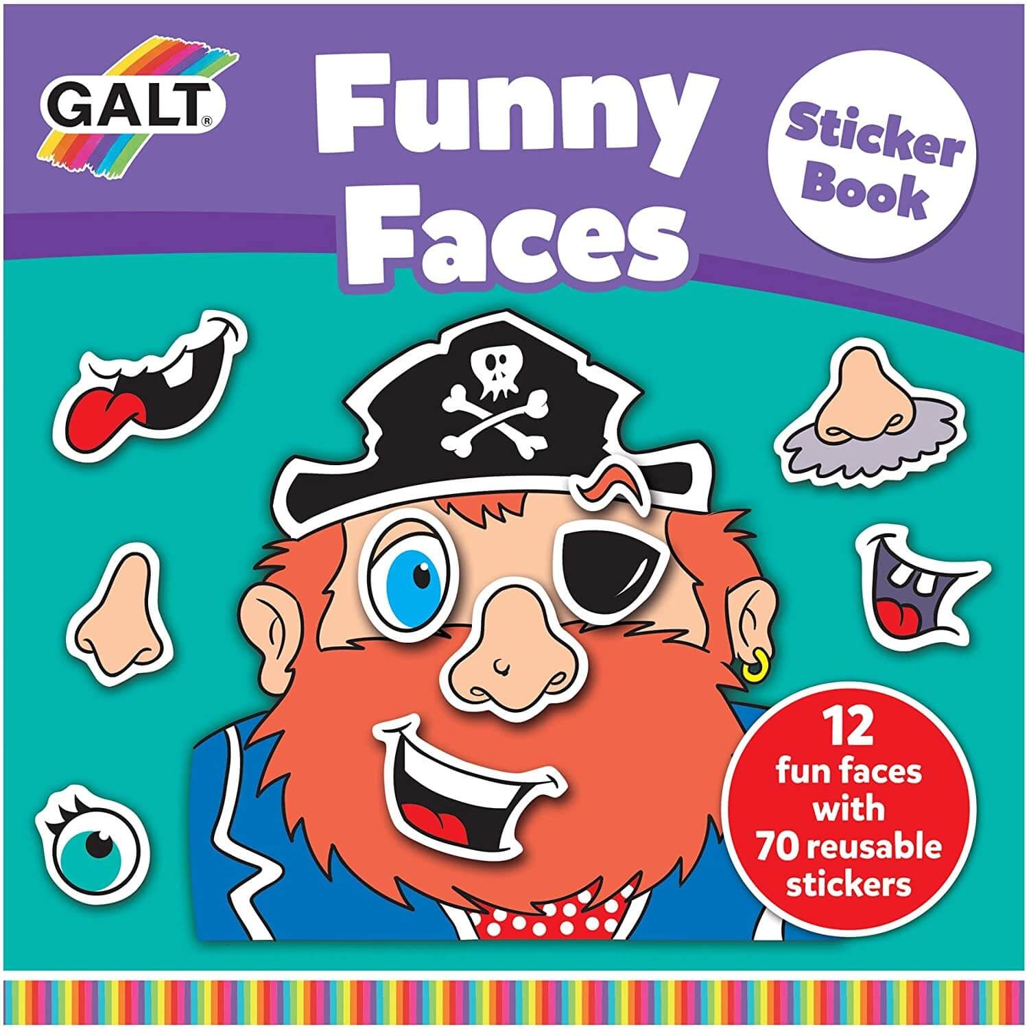 Humor Book Sticker Funny Faces Sticker Book