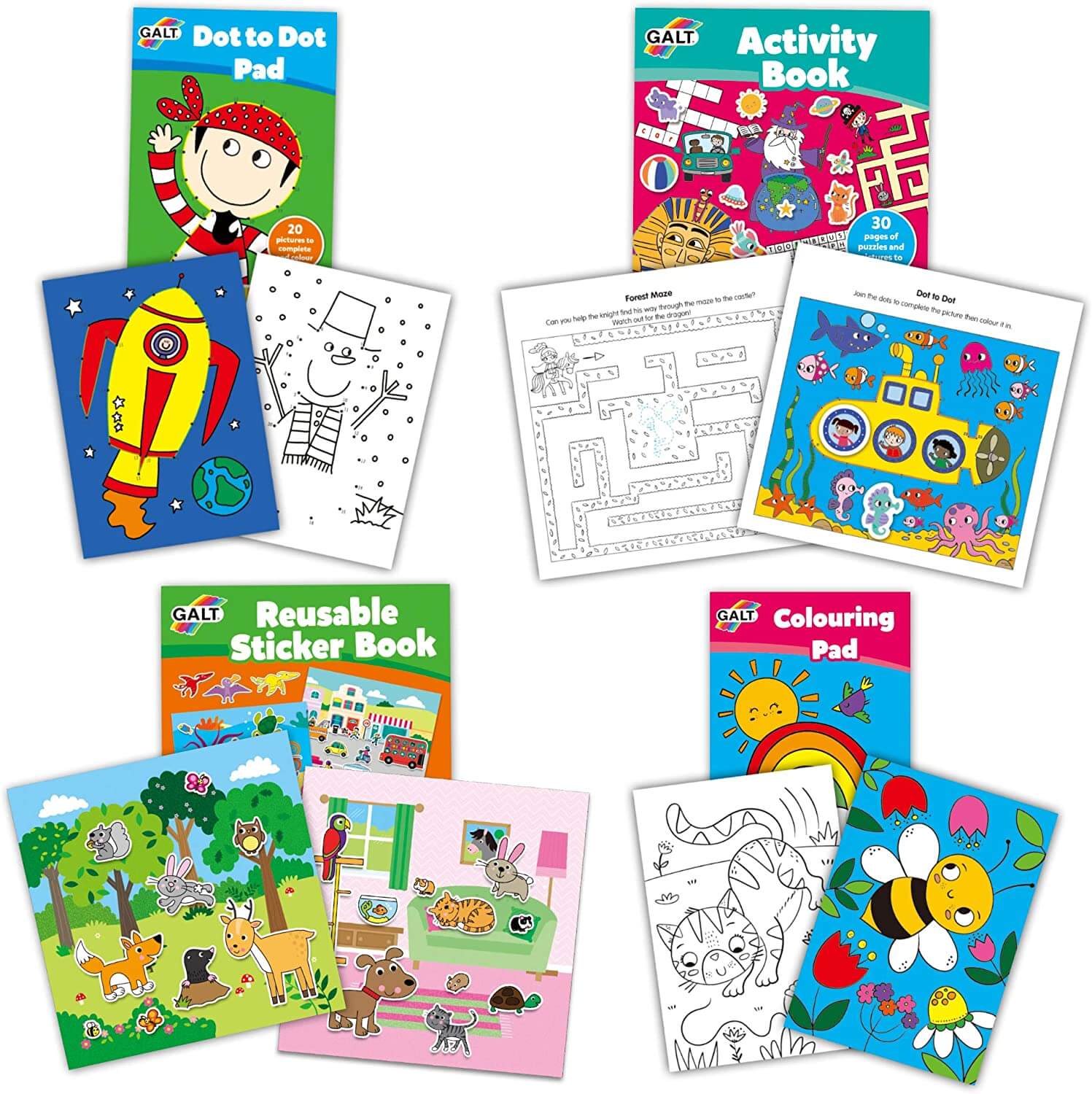 Travel Activity Book Case Galt