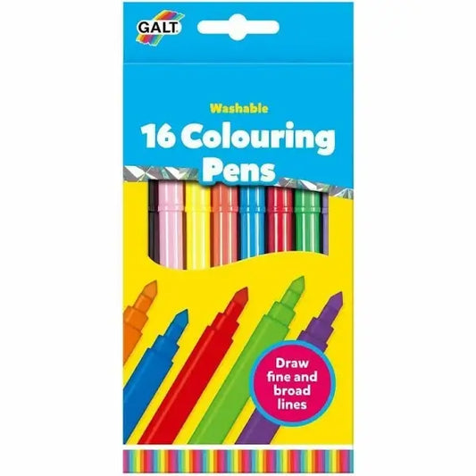 16 Colouring Markers Washable - Galt Toys