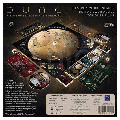 Dune A Game Of Conquest And Diplomacy