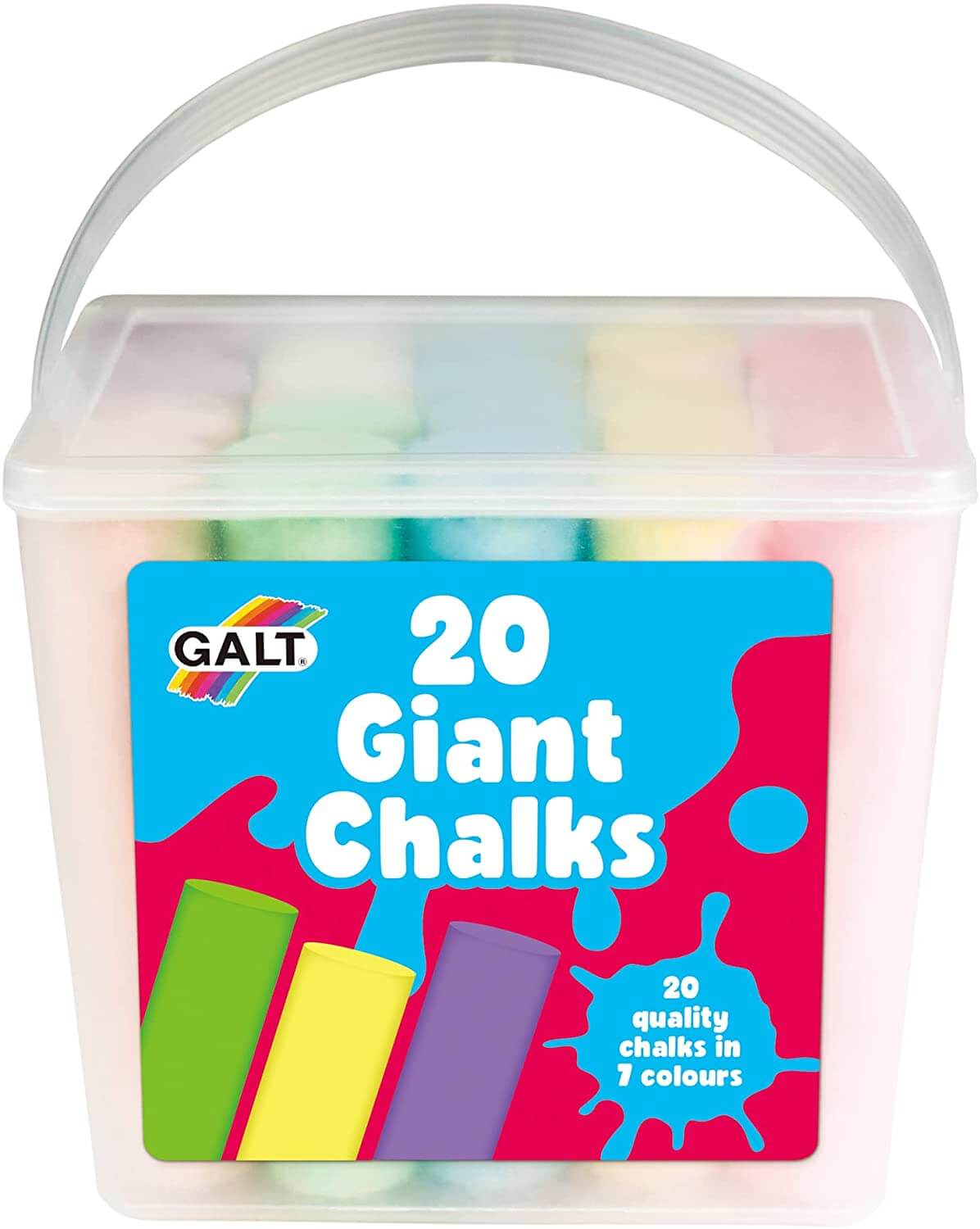 Six Chalks 20 Giant Chalks | Cogs Toys & Games Ireland