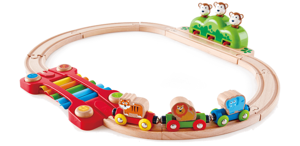Hape Music and Monkeys Toddler Railway Train