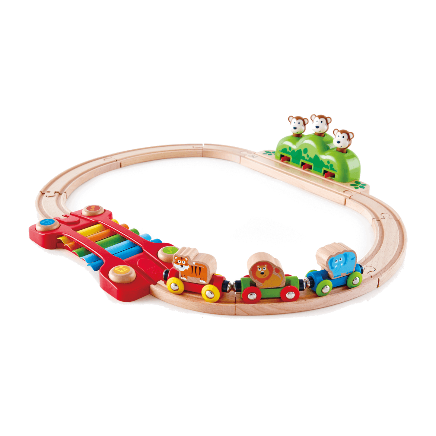 Hape Music and Monkeys Toddler Railway Train