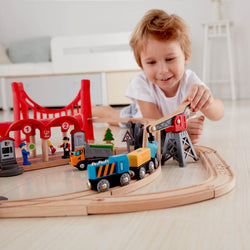 Hape Busy City Rail Set