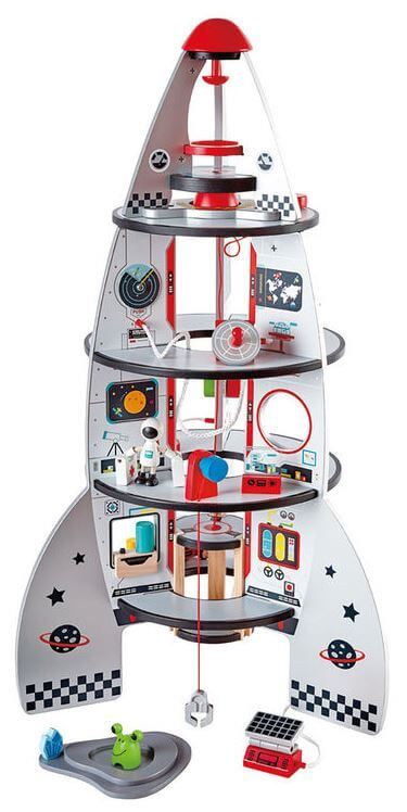Four-Stage Space Rocket Ship