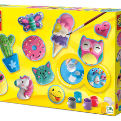 Casting and painting – Happy figures