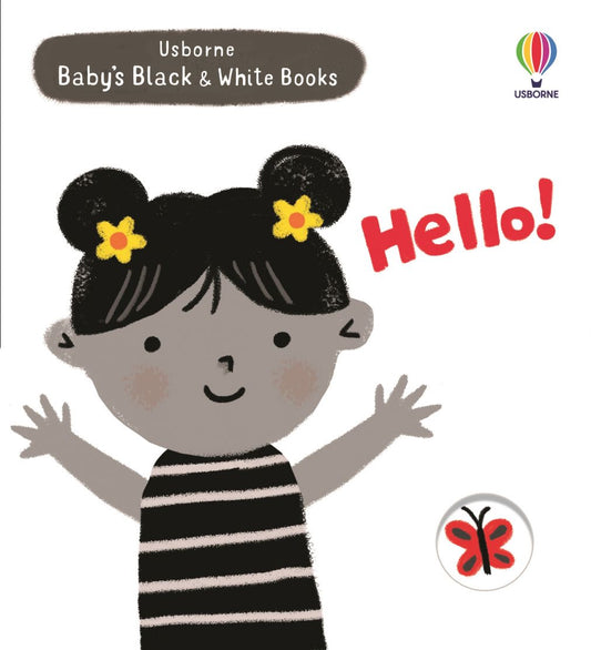 Hello! Black and White Baby Book