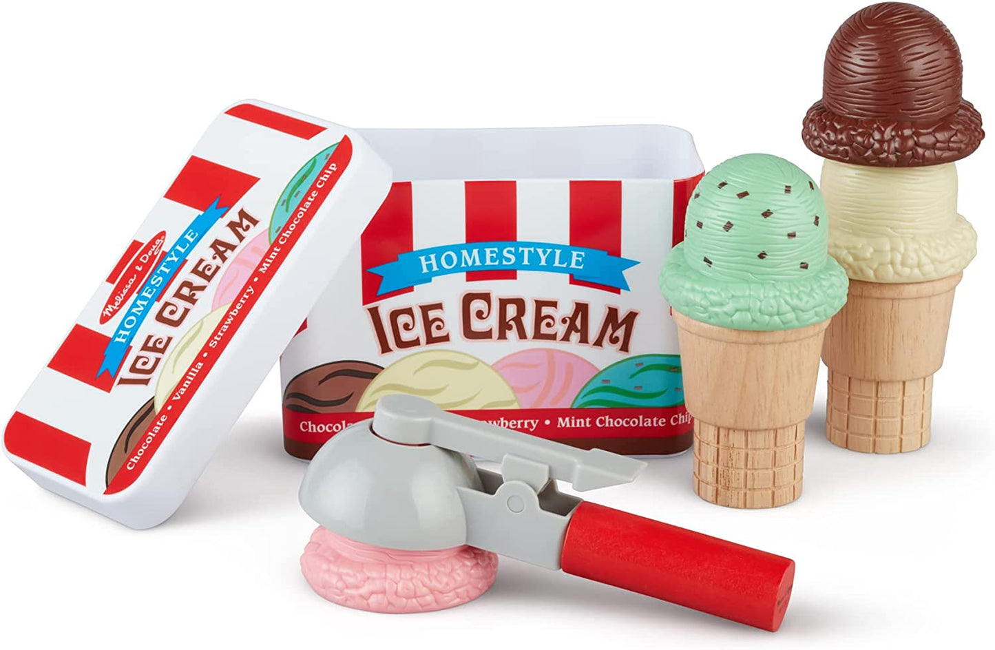 Scoop and Stack Ice Cream Cone Magnetic Play Set - Melissa & Doug